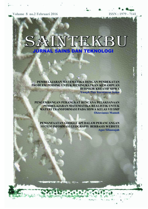 saintekbu, jurnal sains dan teknologi, wahab hasbullah, unwaha